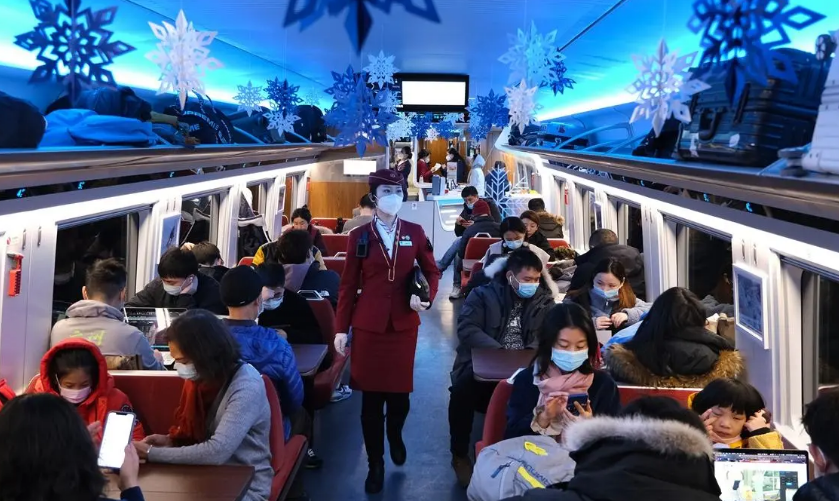 Pociąg Zimowych Igrzysk Olimpijskich łączy Pekin i Zhangjiakou