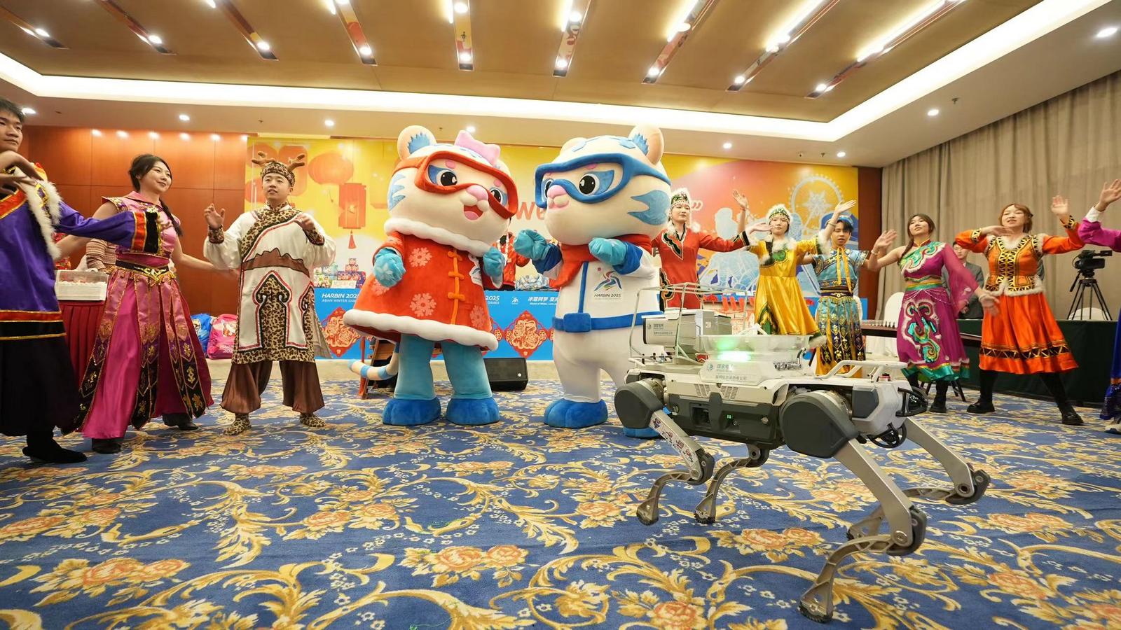 Wydarzenie CGTN z okazji Święta Lampionów podczas Zimowych Igrzysk Azjatyckich