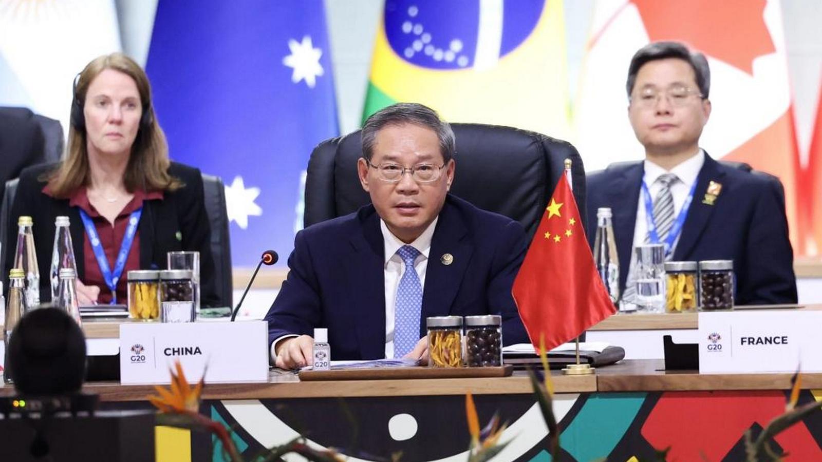 Premier Chin wygłosił przemówienie podczas pierwszej sesji 20. Szczytu G20