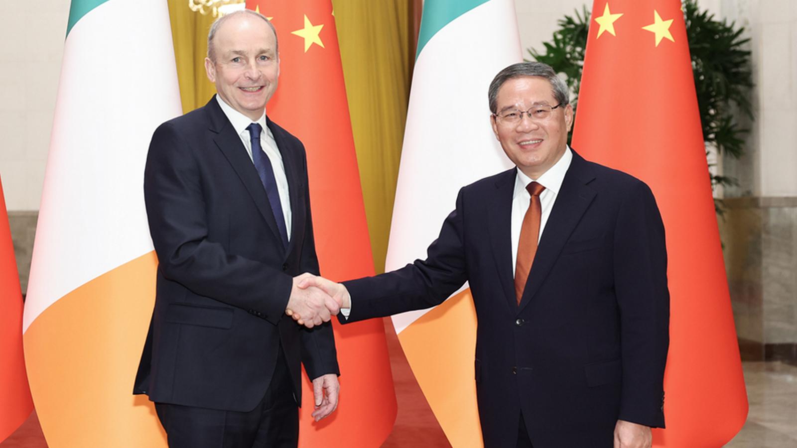 Li Qiang spotkał się z premierem Irlandii