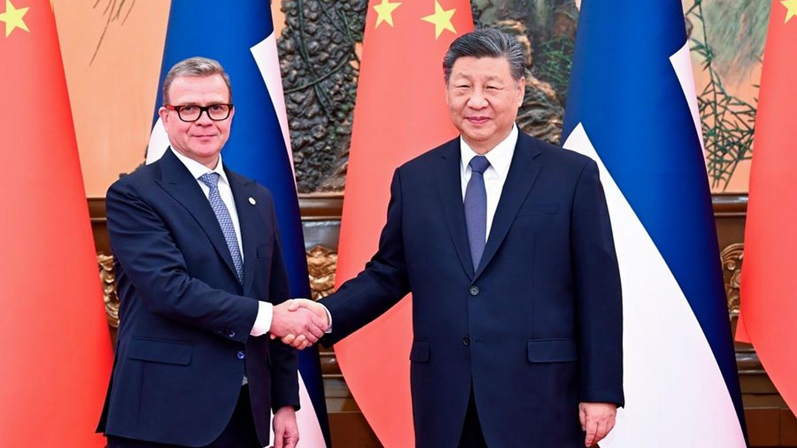 Spotkanie Xi Jinpinga z premierem Finlandii