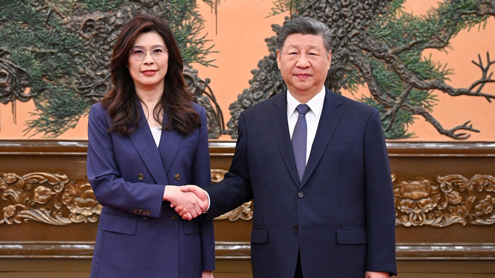 Xi Jinping spotkał się w Pekinie z przewodniczącą Kuomintangu
