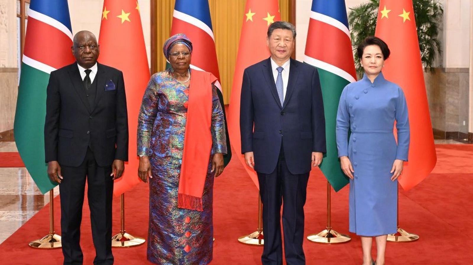 Rozmowy Xi Jinpinga z prezydent Namibii