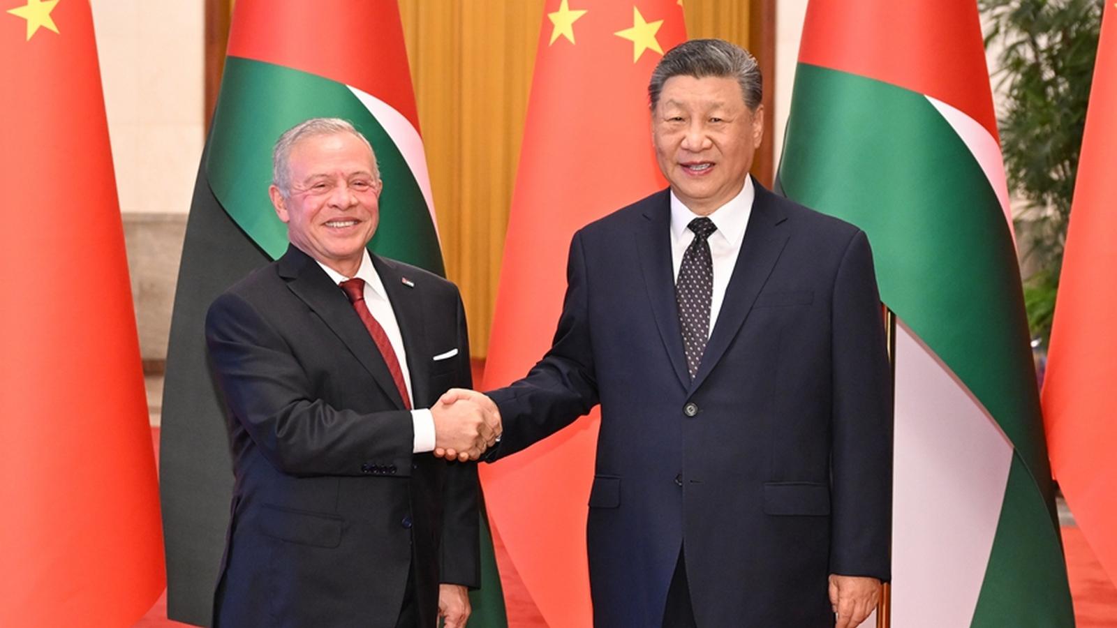 Xi Jinping spotkał się z królem Jordanii