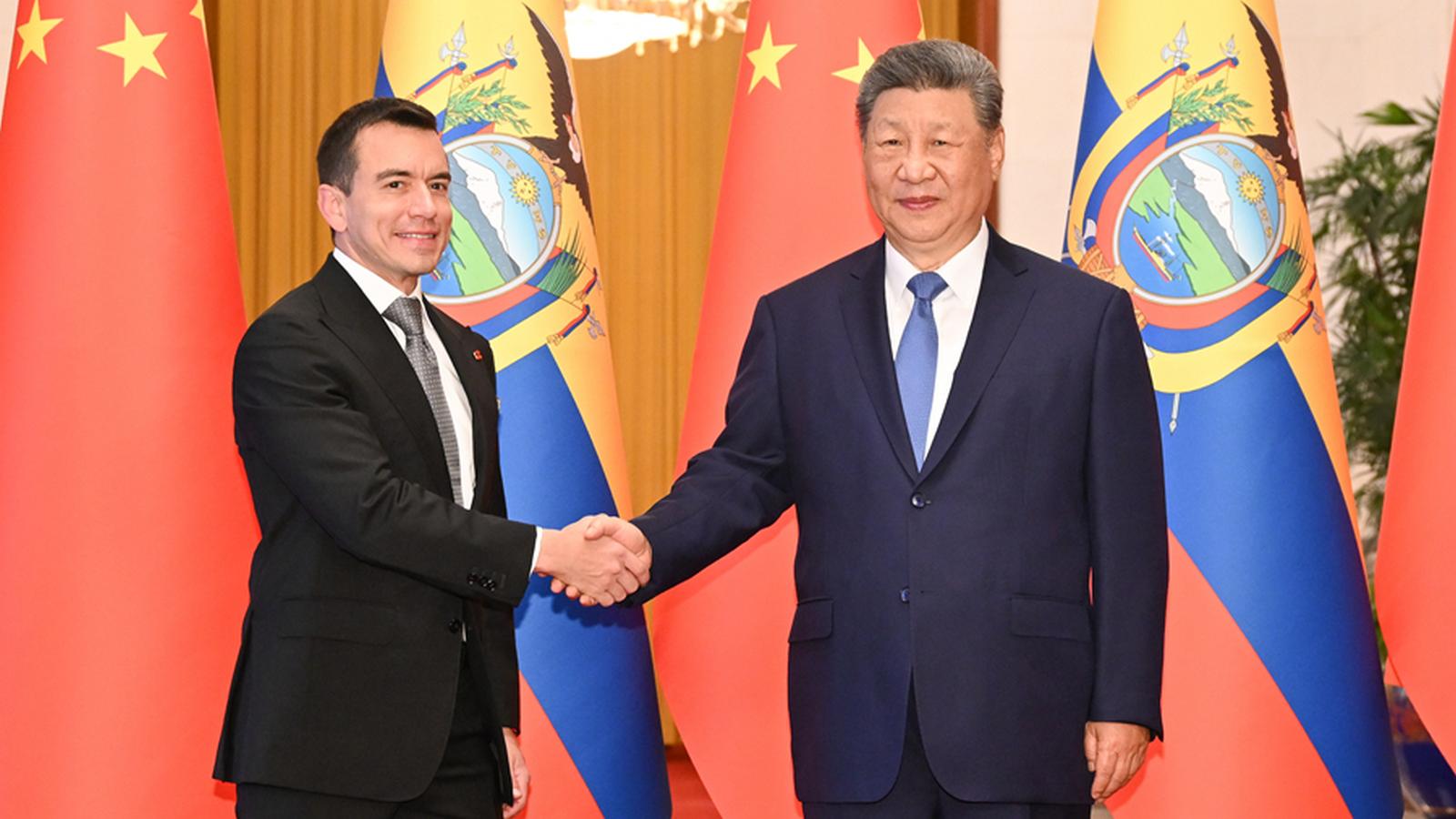 Xi Jinping odbył rozmowy z prezydentem Ekwadoru